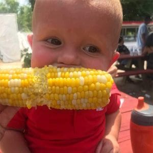 Food-BabyEatingCorn